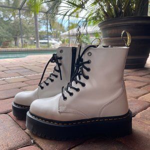 Platform Dr. Martens - White Size 7